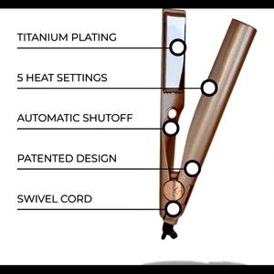COPY - Brand New in Box TYME hair curler & straightener